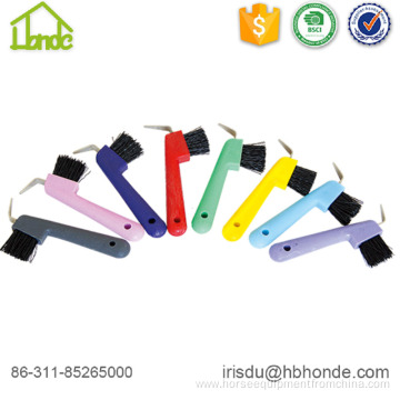 Colorful Horse Hoof Pick with Brush